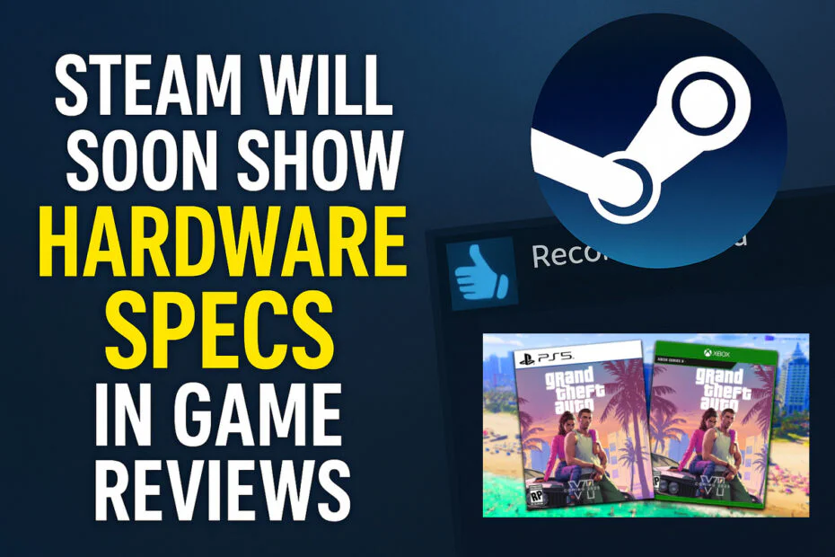 Steam Will Soon Show Hardware Specs in Game Reviews 1 Steam Will Soon Show Hardware Specs in Game Reviews