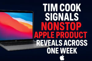 Tim Cook Signals Nonstop Apple Product Reveals Across One Week