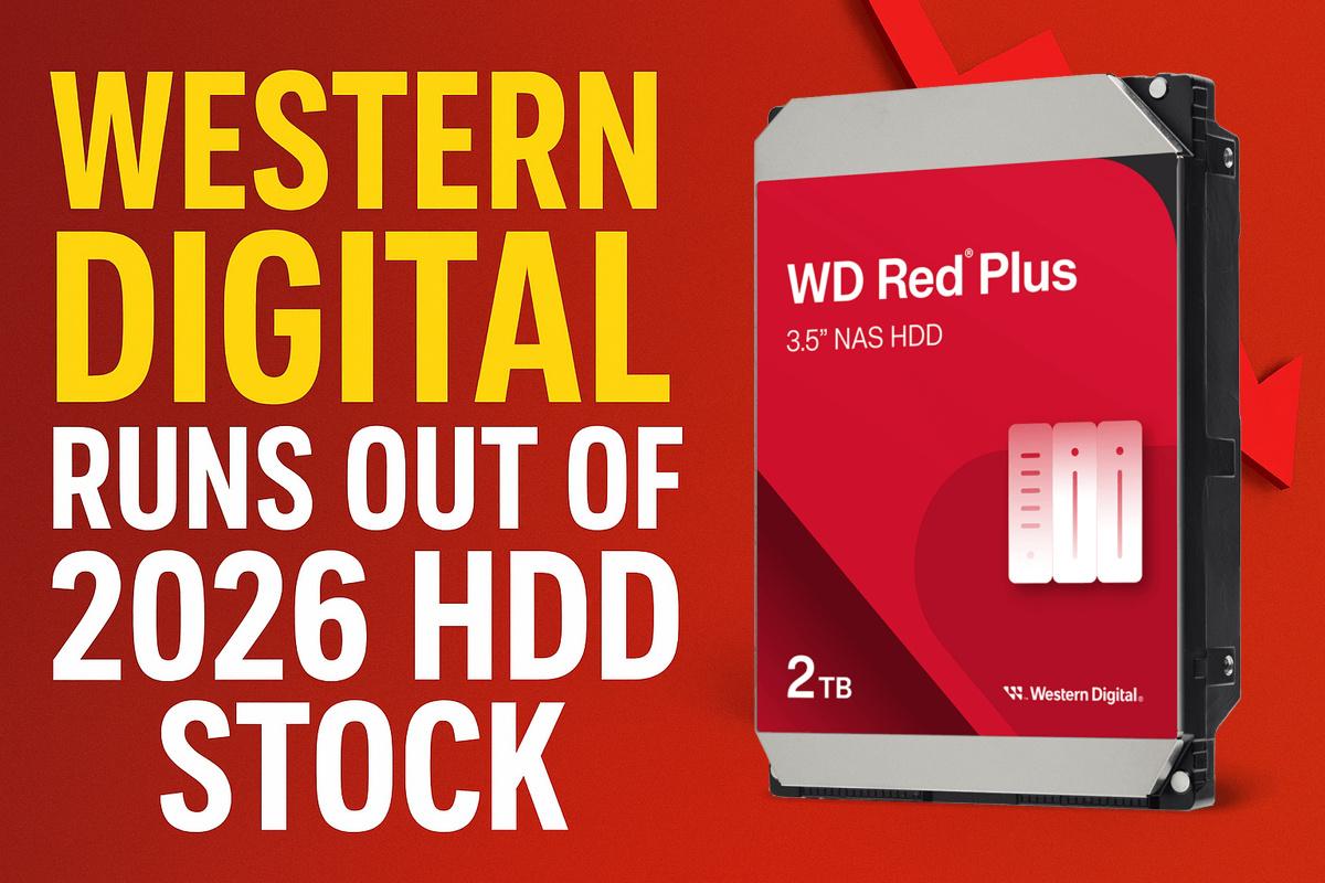 Western Digital Runs Out Of 2026 HDD Stock WareData Tech Enthusiast Western Digital Runs Out Of 2026 HDD Stock 