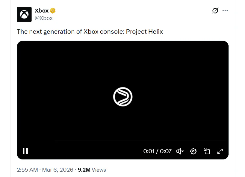 Microsoft’s “Project Helix” Will Run Both Xbox and PC Games 3 A post by @Xbox on X