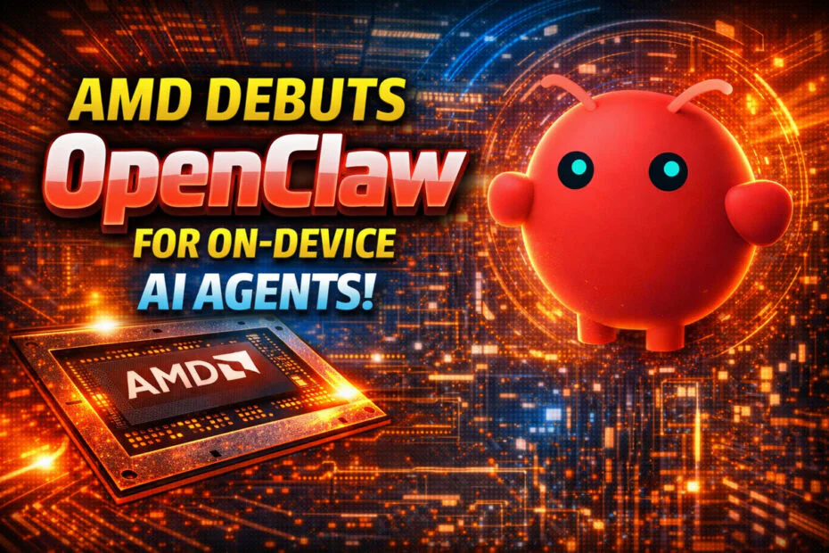 AMD Debuts OpenClaw for On-Device AI Agents 3 AMD Debuts OpenClaw for On-Device AI Agents