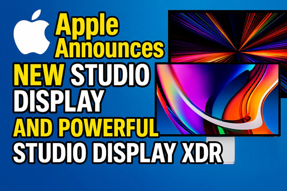 Apple Announces New Studio Display and Powerful Studio Display XDR
