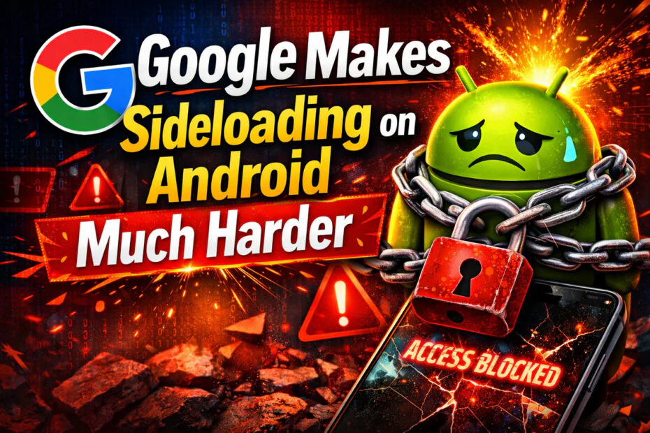 Google Makes Sideloading on Android Much Harder