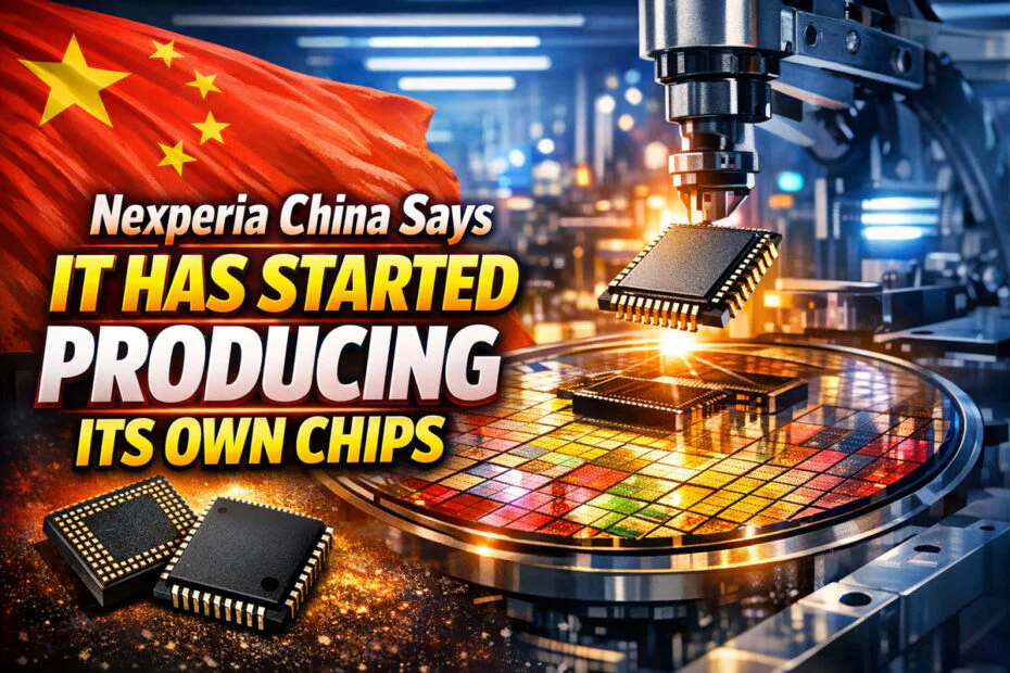 Nexperia China Says It Has Started Producing Its Own Chips