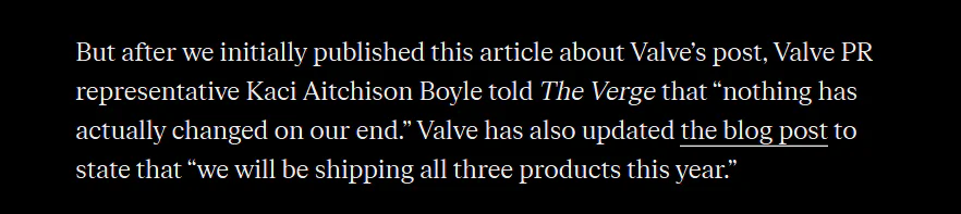 Valve Maintains Steam Machine Release This Year 2 Publication by The Verge