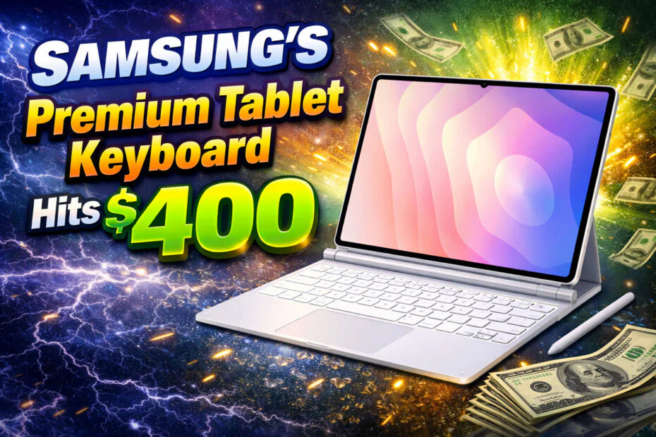 Samsung’s Premium Tablet Keyboard Hits $400 1 Samsung’s Premium Tablet Keyboard Hits $400