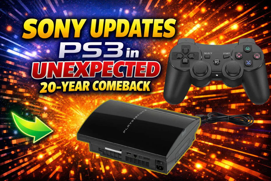Sony Updates PS3 in Unexpected 20-Year Comeback