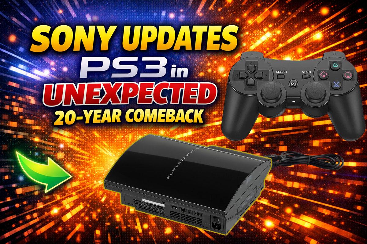 Sony Updates PS3 In Unexpected 20 Year Comeback WareData Tech Sony Updates PS3 In Unexpected 20 Year Comeback 