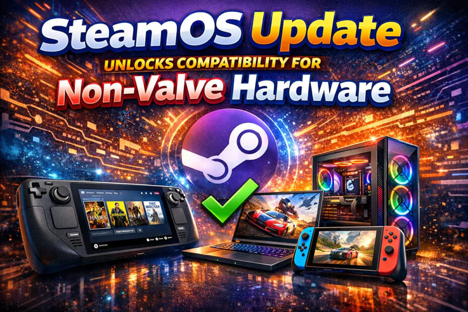 SteamOS Update Unlocks Compatibility for Non-Valve Hardware