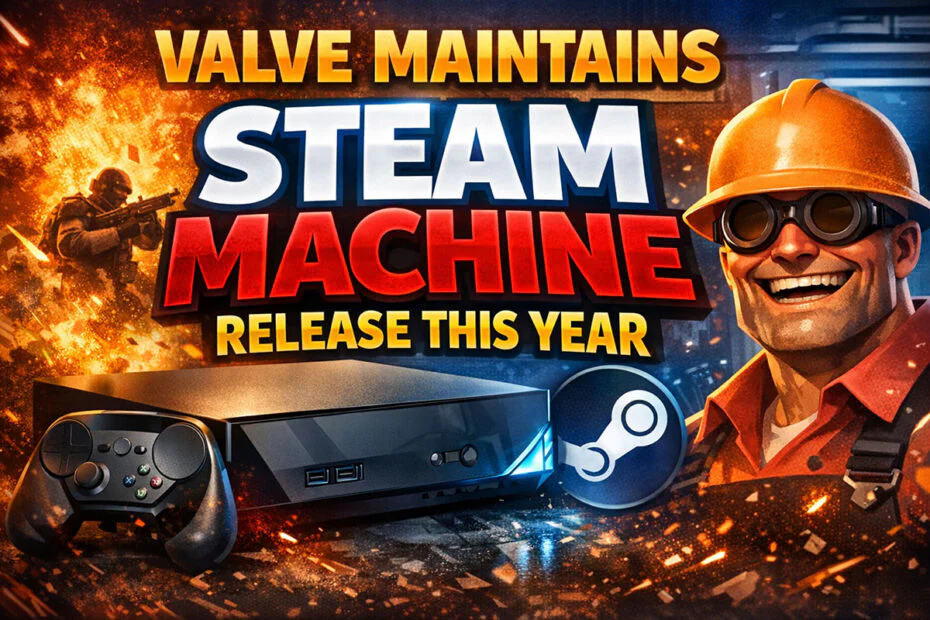 Valve Maintains Steam Machine Release This Year
