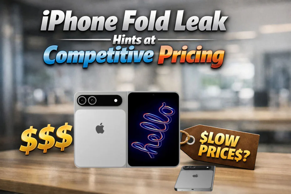 iPhone Fold Leak Hints at Competitive Pricing 1 iPhone Fold Leak Hints at Competitive Pricing