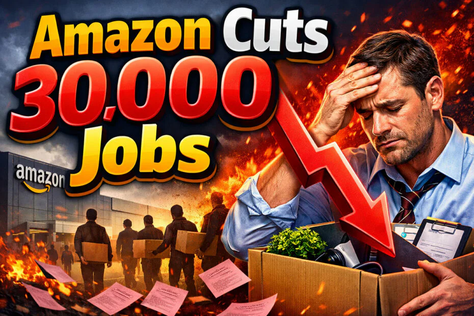 Amazon Cuts 30K Jobs as Jassy Pay Jumps 30%