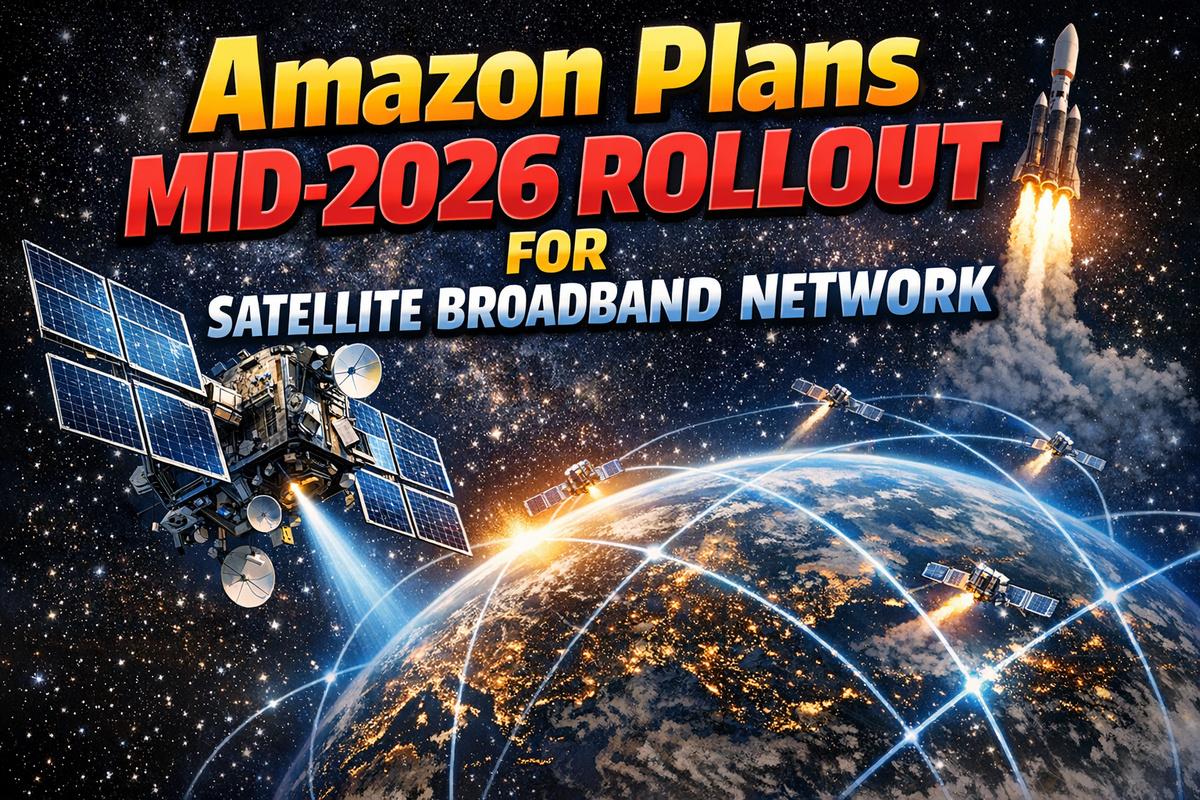 Amazon Plans Mid 2026 Rollout For Satellite Broadband Network Amazon Plans Mid 2026 Rollout For Satellite Broadband Network 