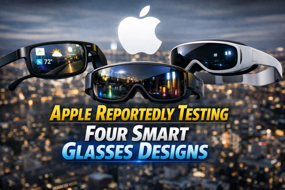 Apple Reportedly Testing Four Smart Glasses Designs 1 Apple Reportedly Testing Four Smart Glasses Designs