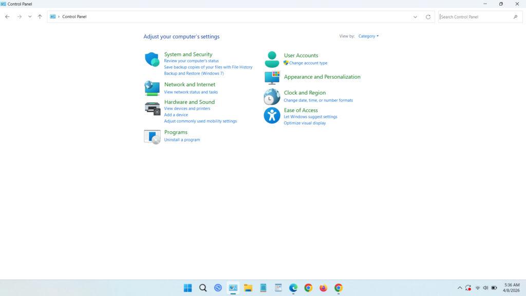 Microsoft Ends the Era of the Control Panel 3 Control Panel on Windows 11