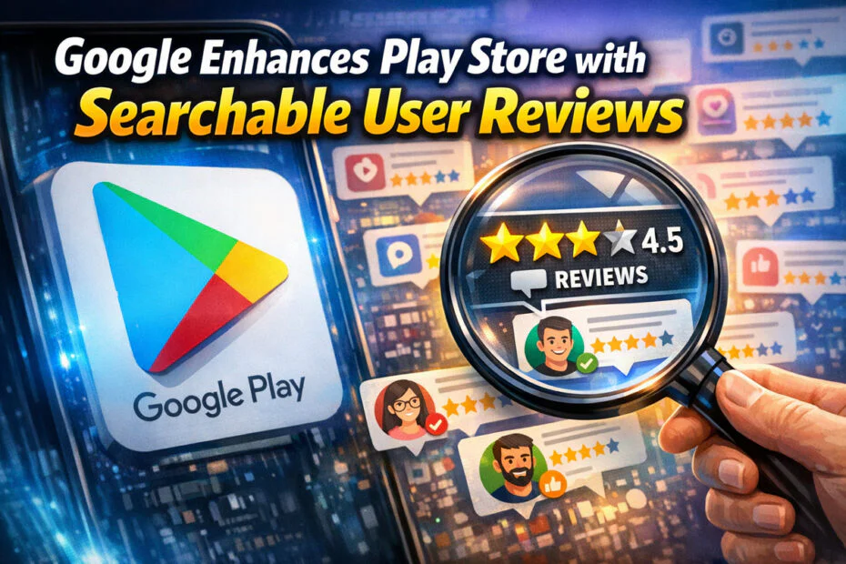 Google Enhances Play Store with Searchable User Reviews