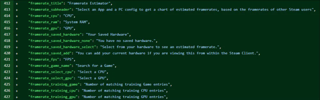 Steam Might Display FPS Using Community Data 2 In most recent Steam Client update these strings appeared