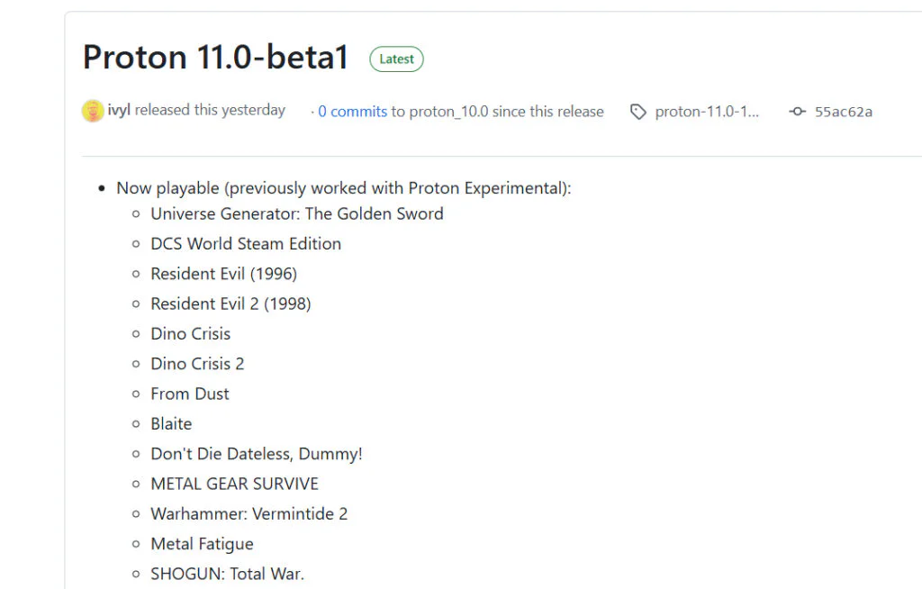 Valve Rolls Out Proton 11 Beta With Major Boosts for Linux Gamers 2 Proton 11.0-beta1