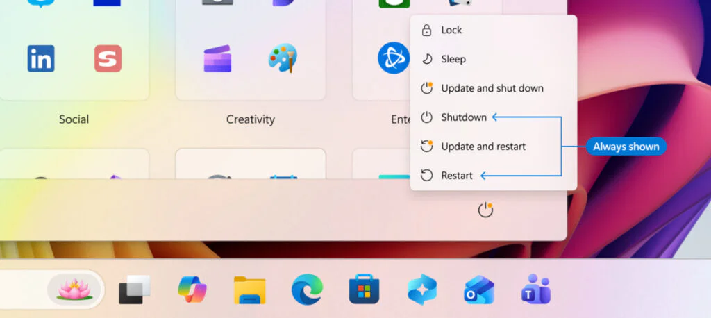 Microsoft Lets Windows Insiders Delay Updates Forever 3 Skip Updates on Restart or Shutdown