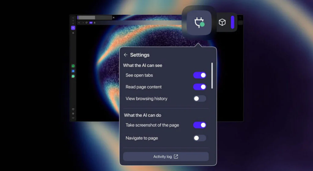 Opera Introduces Browser Connector to Link AI Chatbots Seamlessly 3 Users can control what AI can do