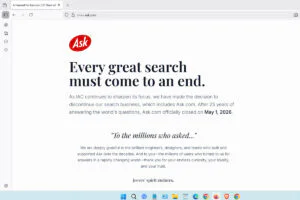 Ask.com Permanently Shuts Down