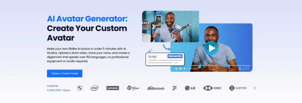How AI Studios Transforms Video Creation for Businesses and Creators 2 Custom Avatar