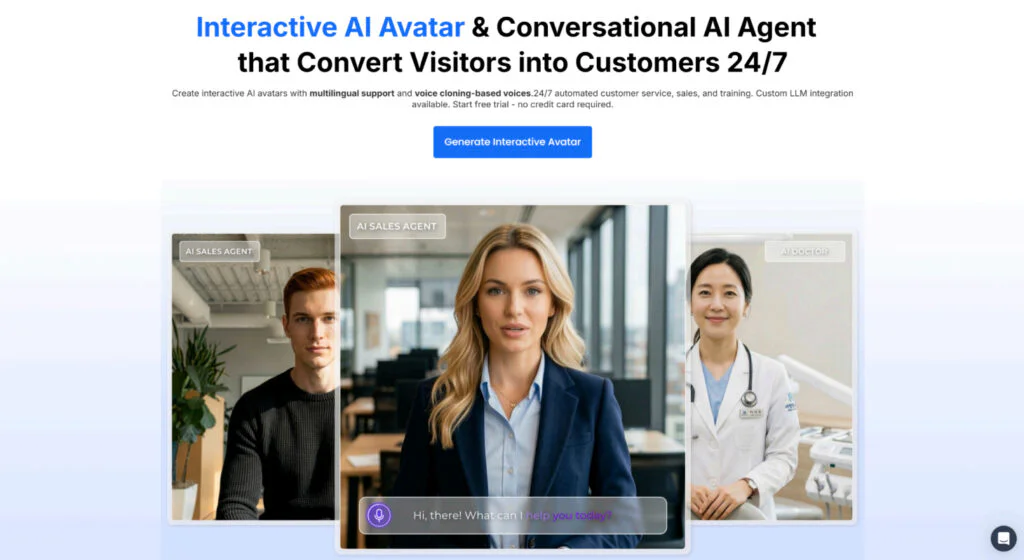 How AI Studios Transforms Video Creation for Businesses and Creators 3 Interactive Avatar