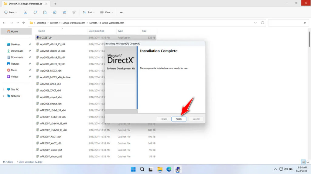 DirectX 11 Download 7 How to Install DirectX 11 - Step 6