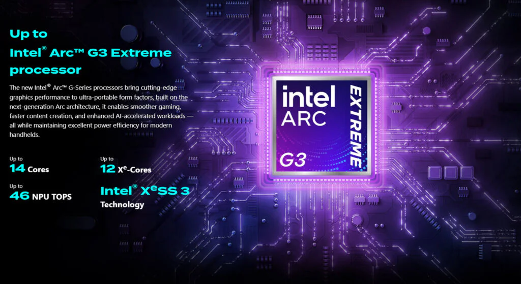 MSI Claw 8 EX AI+ Launches for $1,800 With Intel Arc G3 Graphics 2 Intel® Arc™ G3 Extreme