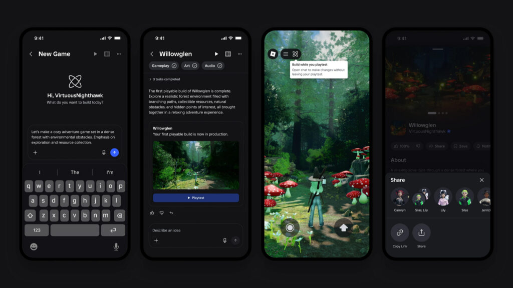 Roblox to Launch AI-Generated Game Creation 2 Build Preview