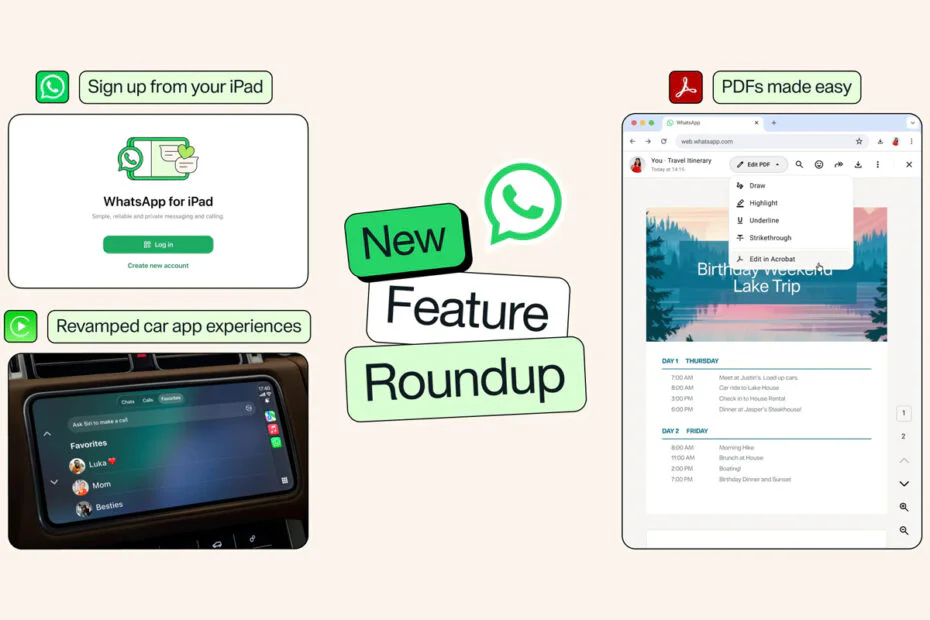 WhatsApp Adds Long-Awaited iPad Sign-Up and Upgrades PDF Support