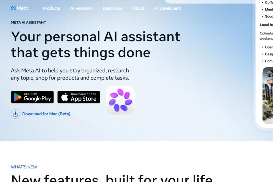 Meta Launches Beta AI Desktop App