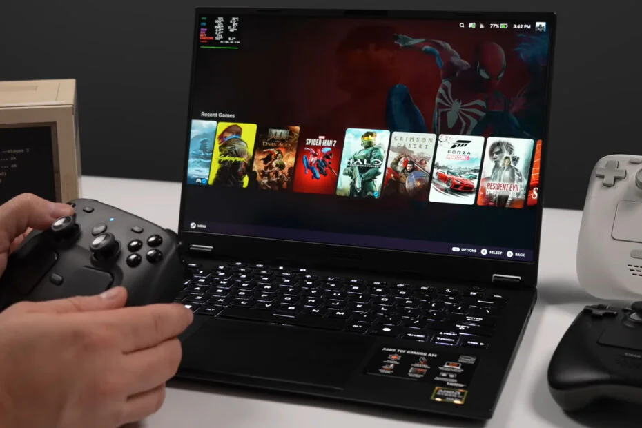 SteamOS Runs Well on AMD Strix Halo Laptop in YouTuber's Test 1 SteamOS Runs Well on AMD Strix Halo Laptop in YouTuber's Test