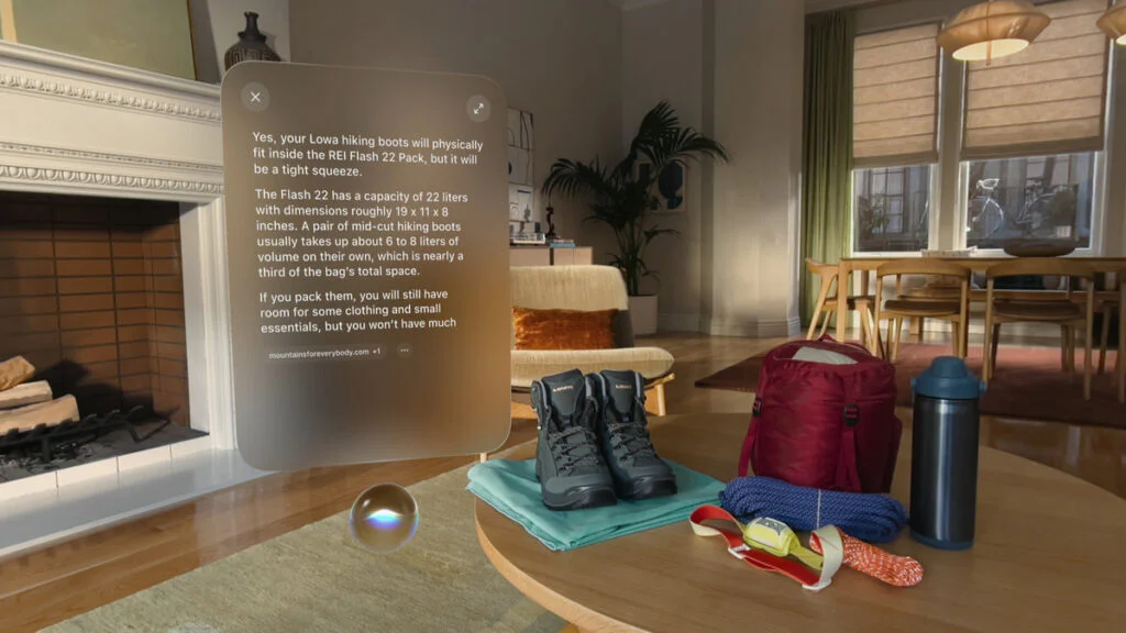 Apple Releases iOS 27 With Major Siri AI and Liquid Glass Changes 3 Apple Vision Pro users can search, ask questions, and take action simply by looking at their surroundings and asking Siri