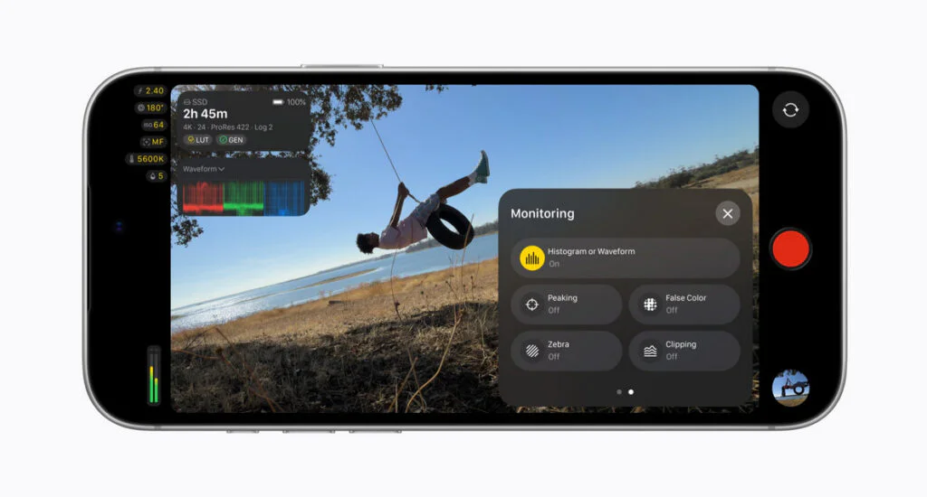 Creators can now accurately monitor their video using the RGB Parade