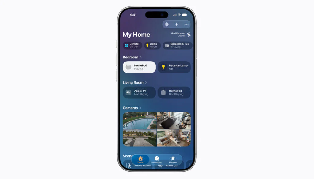 Apple Launches HomePod mini 2 Alongside New Smart Home Devices 2 Users can securely control smart home devices with HomePod mini 2 at home or on the go.